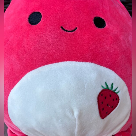 EUC VTG/RARE Squishmallows Veronica, the Octopus with HTF Red Strawberry Patch - Picture 12 of 13